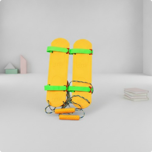 Balance training device with - training,